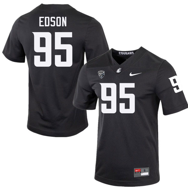 Andrew Edson WSU Cougars Jersey.Washington State Cougars #95 Andrew Edson Jersey Youth-Alternate